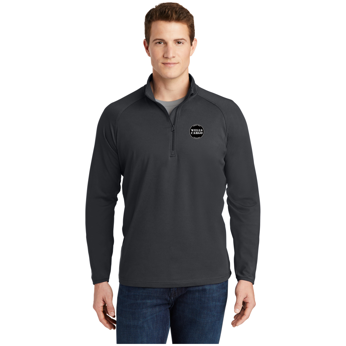 Sport-Tek® Sport-Wick® Stretch 1/4-Zip Pullover - ST850 WC/EMB