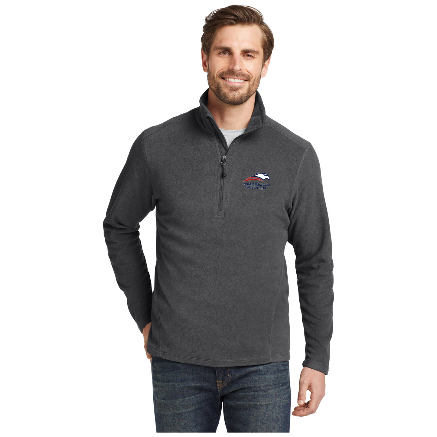 Eddie Bauer®1/2-Zip Microfleece Jacket - EB226