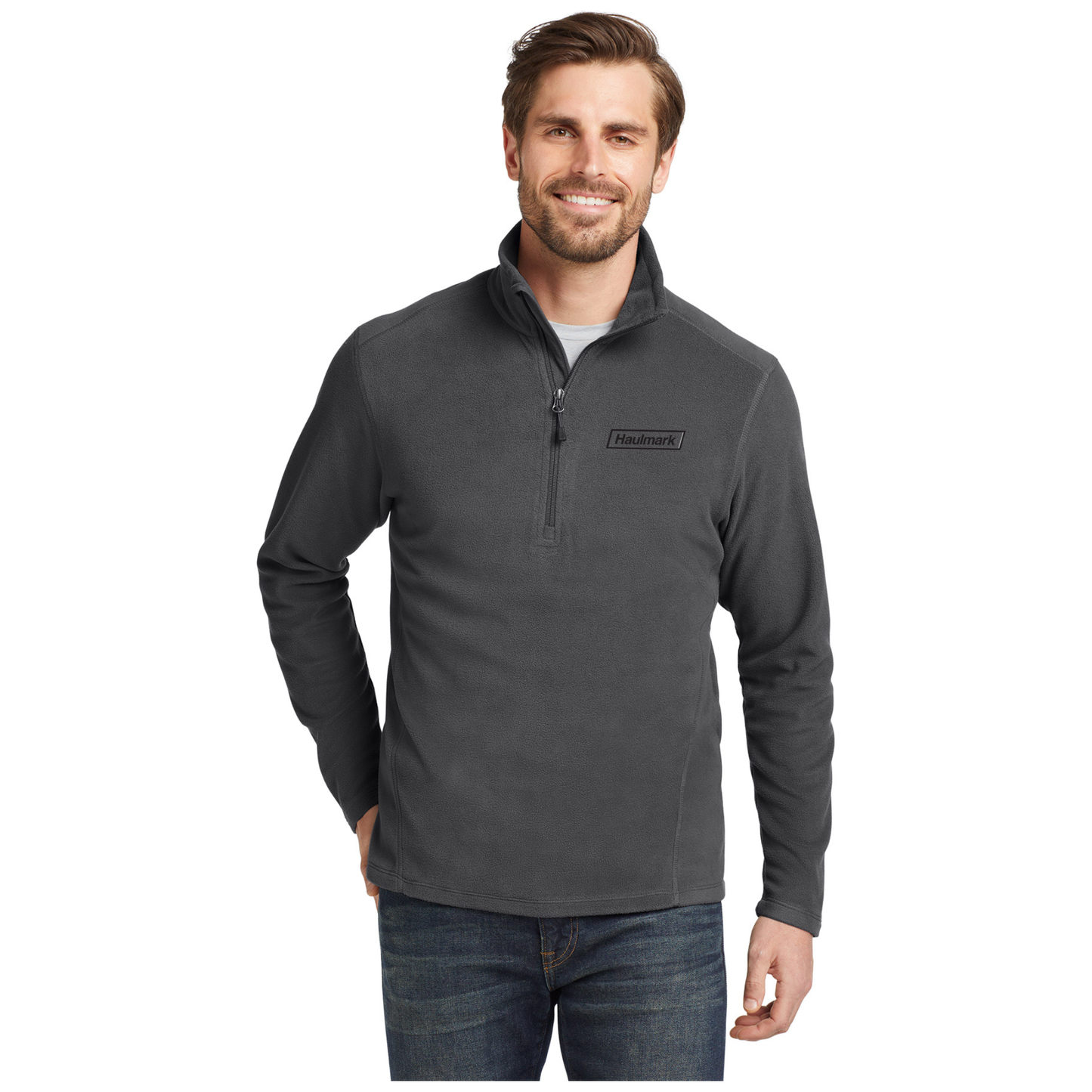 Eddie Bauer®1/2-Zip Microfleece Jacket - EB226