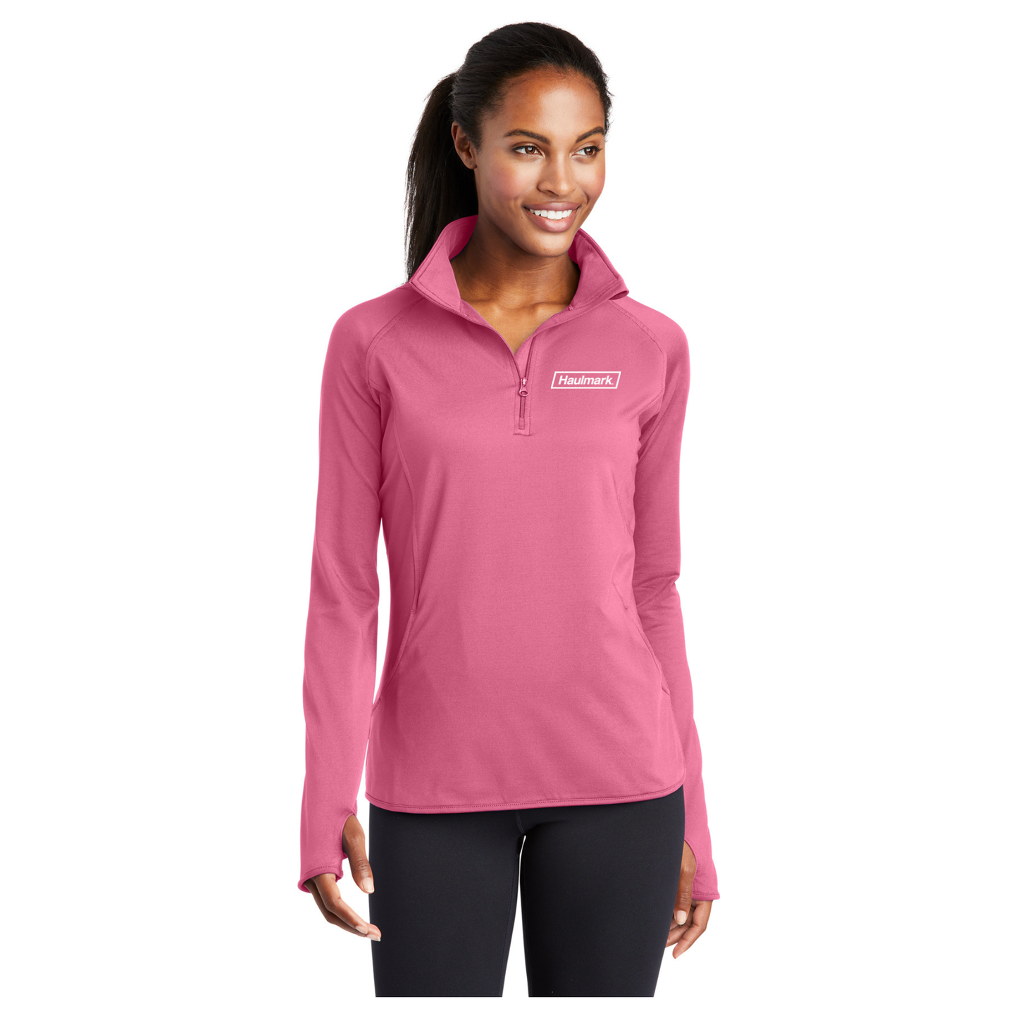 Sport-Tek® Women's Sport-Wick® Stretch 1/4-Zip Pullover - LST850