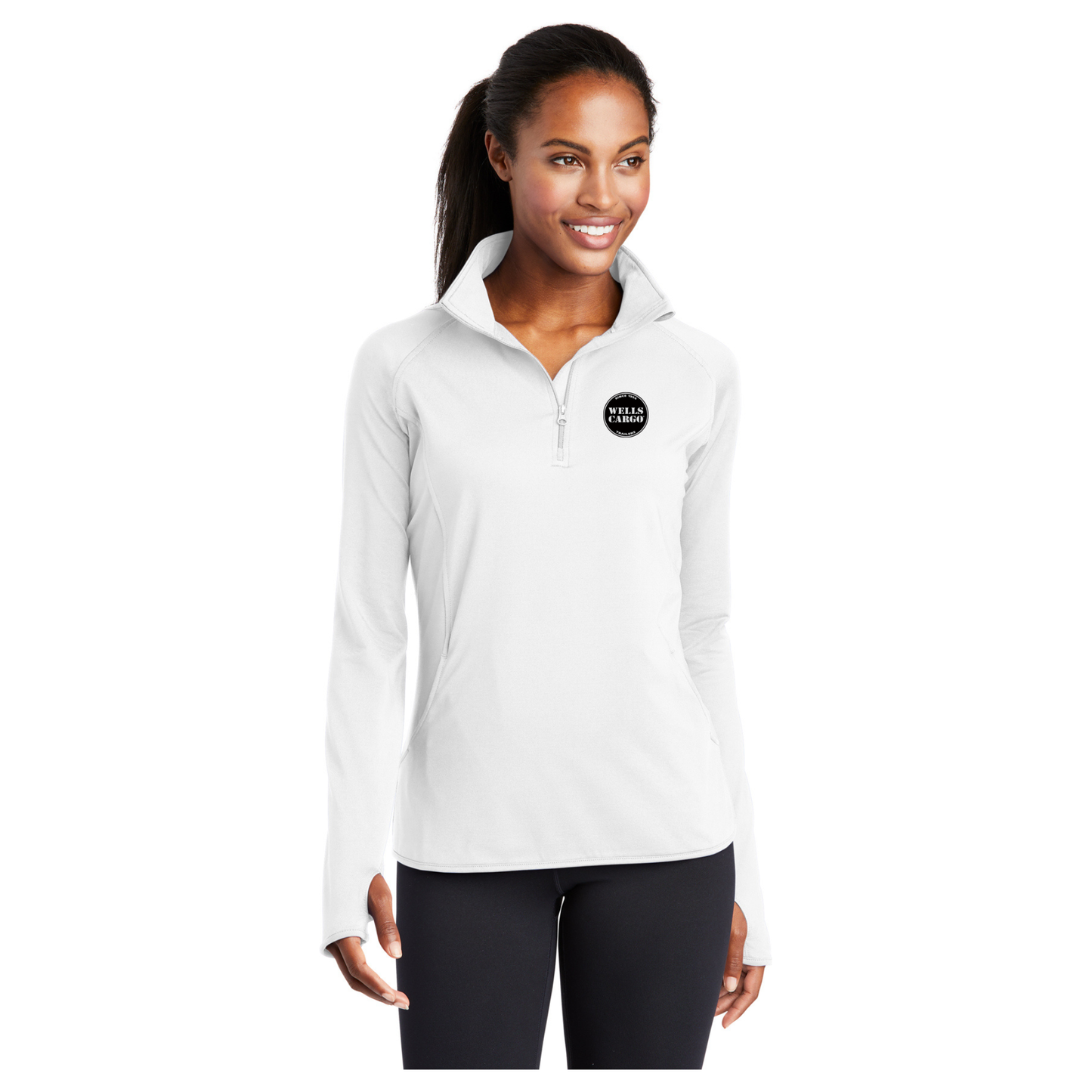 Sport-Tek® Women's Sport-Wick® Stretch 1/4-Zip Pullover - LST850