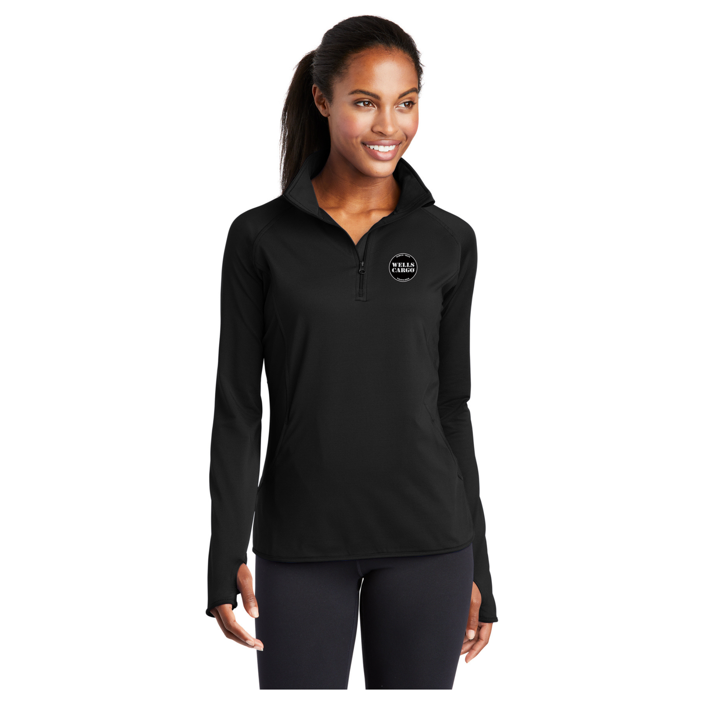 Sport-Tek® Women's Sport-Wick® Stretch 1/4-Zip Pullover - LST850