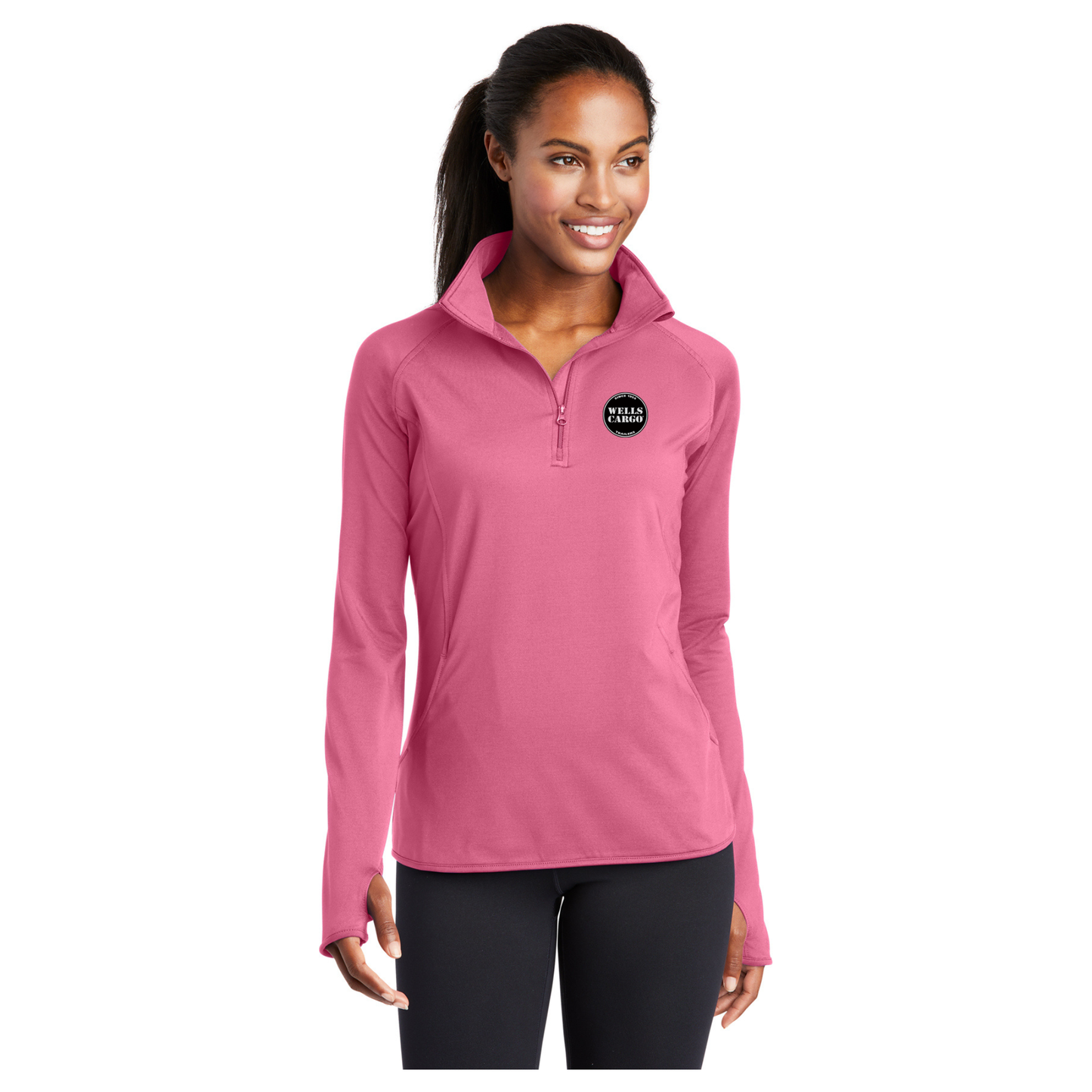 Sport-Tek® Women's Sport-Wick® Stretch 1/4-Zip Pullover - LST850