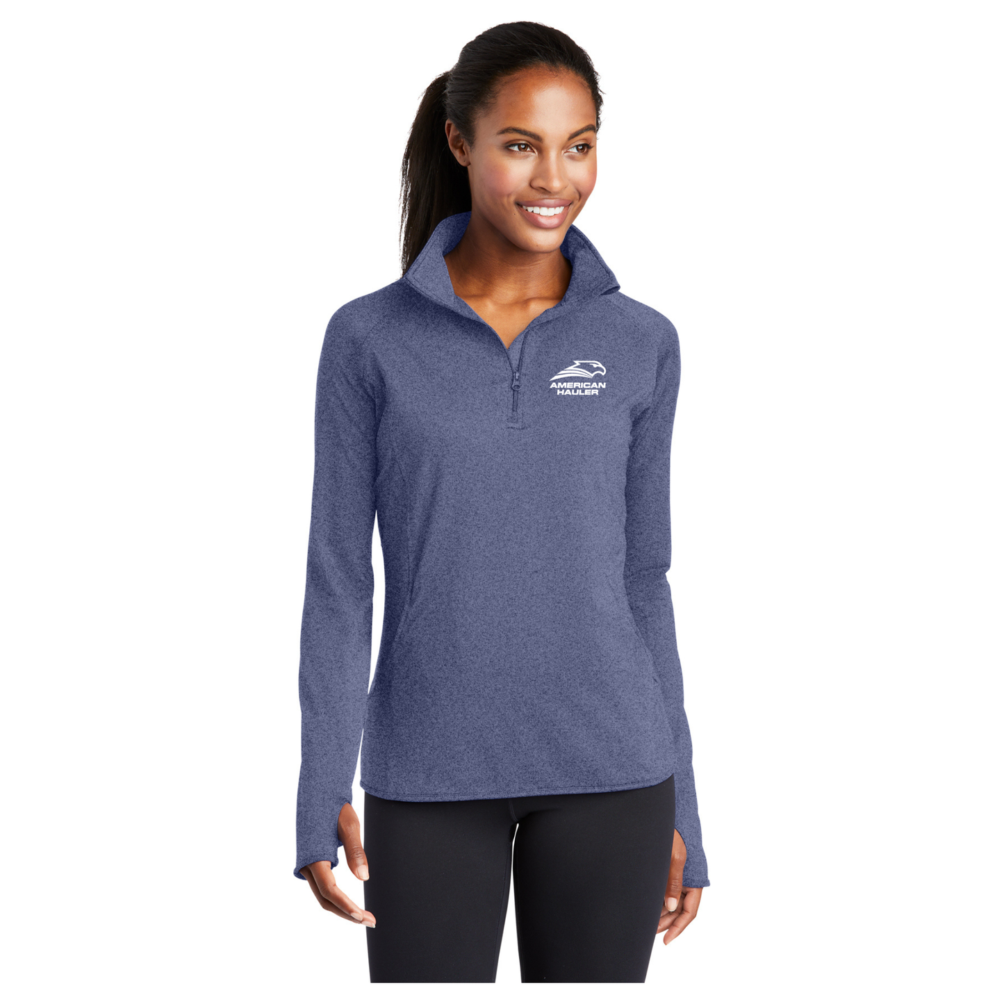 Sport-Tek® Women's Sport-Wick® Stretch 1/4-Zip Pullover - LST850