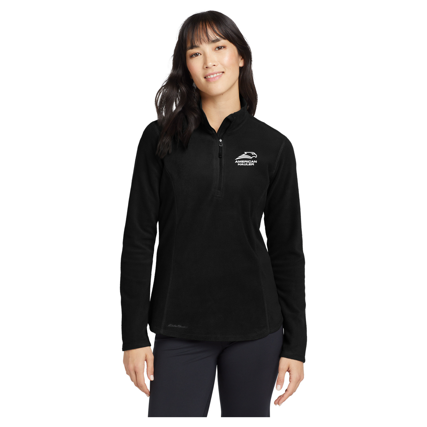 Eddie Bauer® Women's 1/2-Zip Microfleece Jacket - EB227