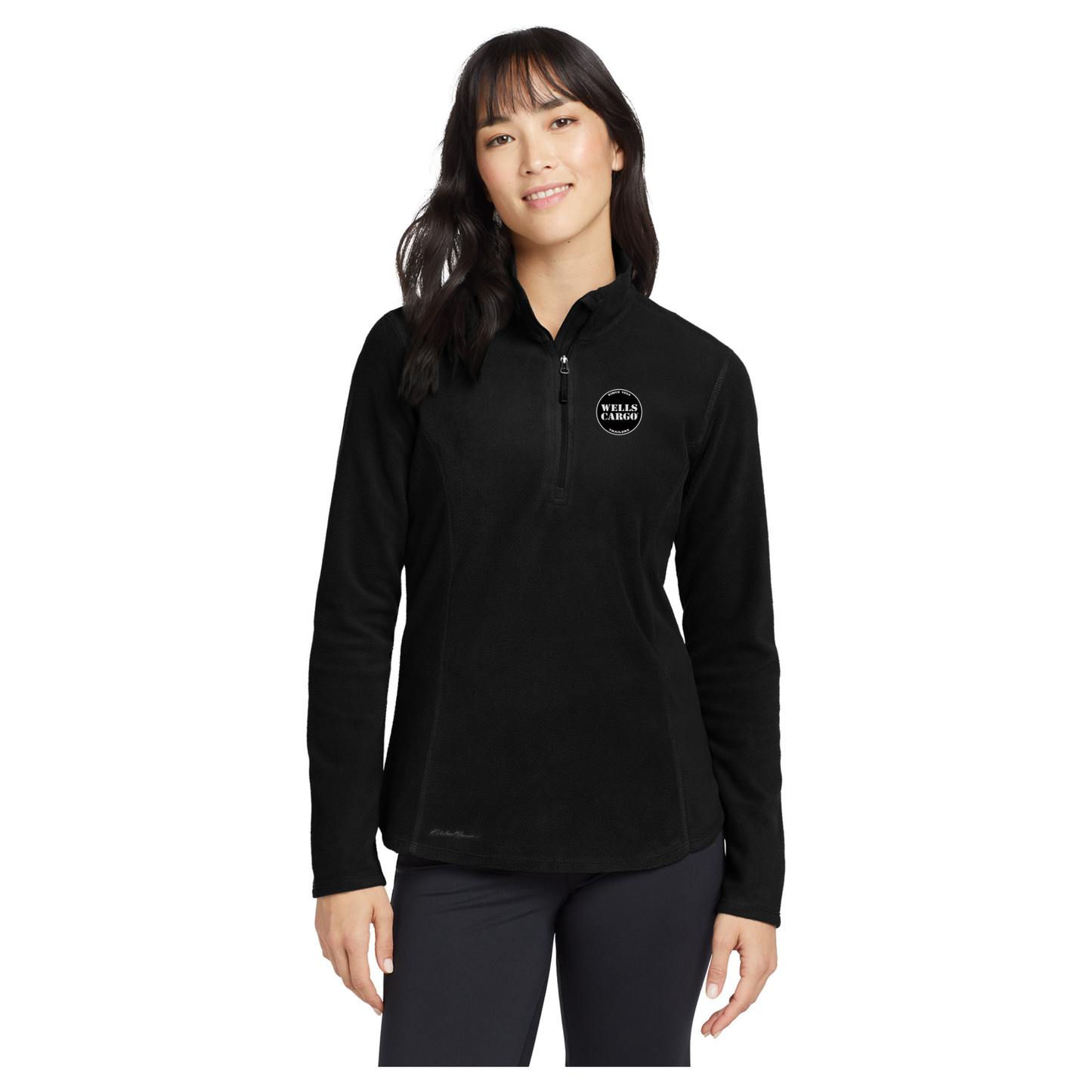 Eddie Bauer® Women's 1/2-Zip Microfleece Jacket - EB227