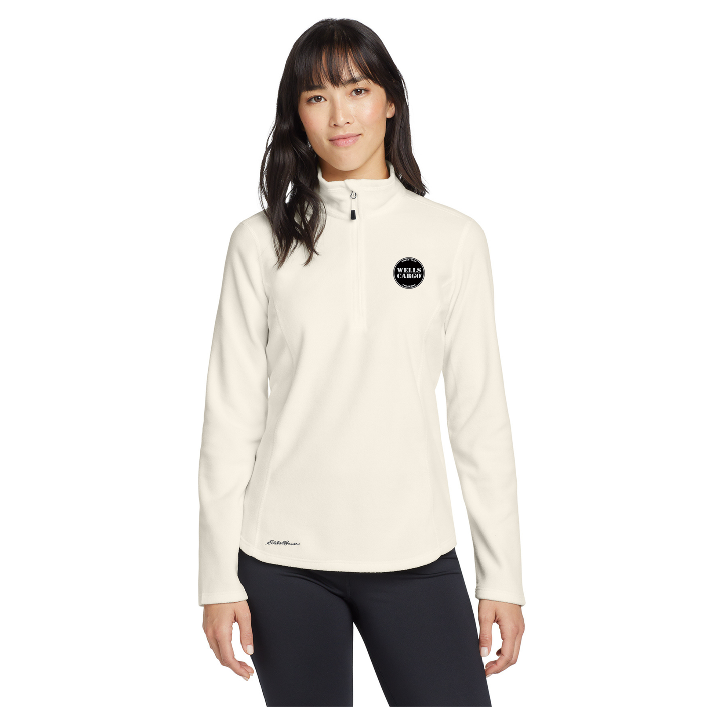 Eddie Bauer® Women's 1/2-Zip Microfleece Jacket - EB227