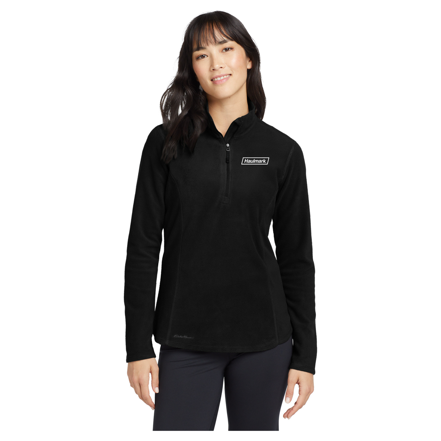 Eddie Bauer® Women's 1/2-Zip Microfleece Jacket - EB227