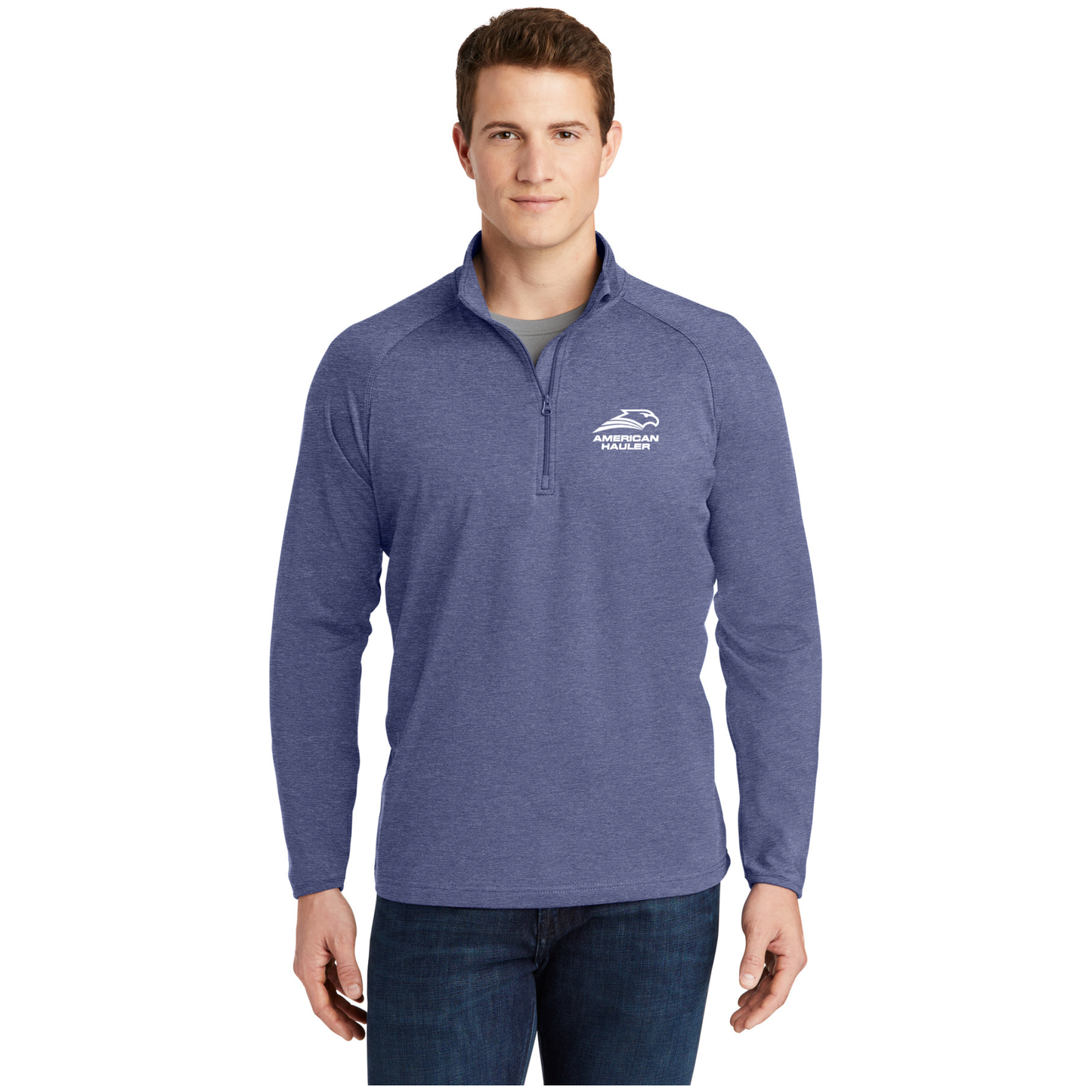 Sport-Tek® Sport-Wick® Stretch 1/4-Zip Pullover - ST850 AH/EMB