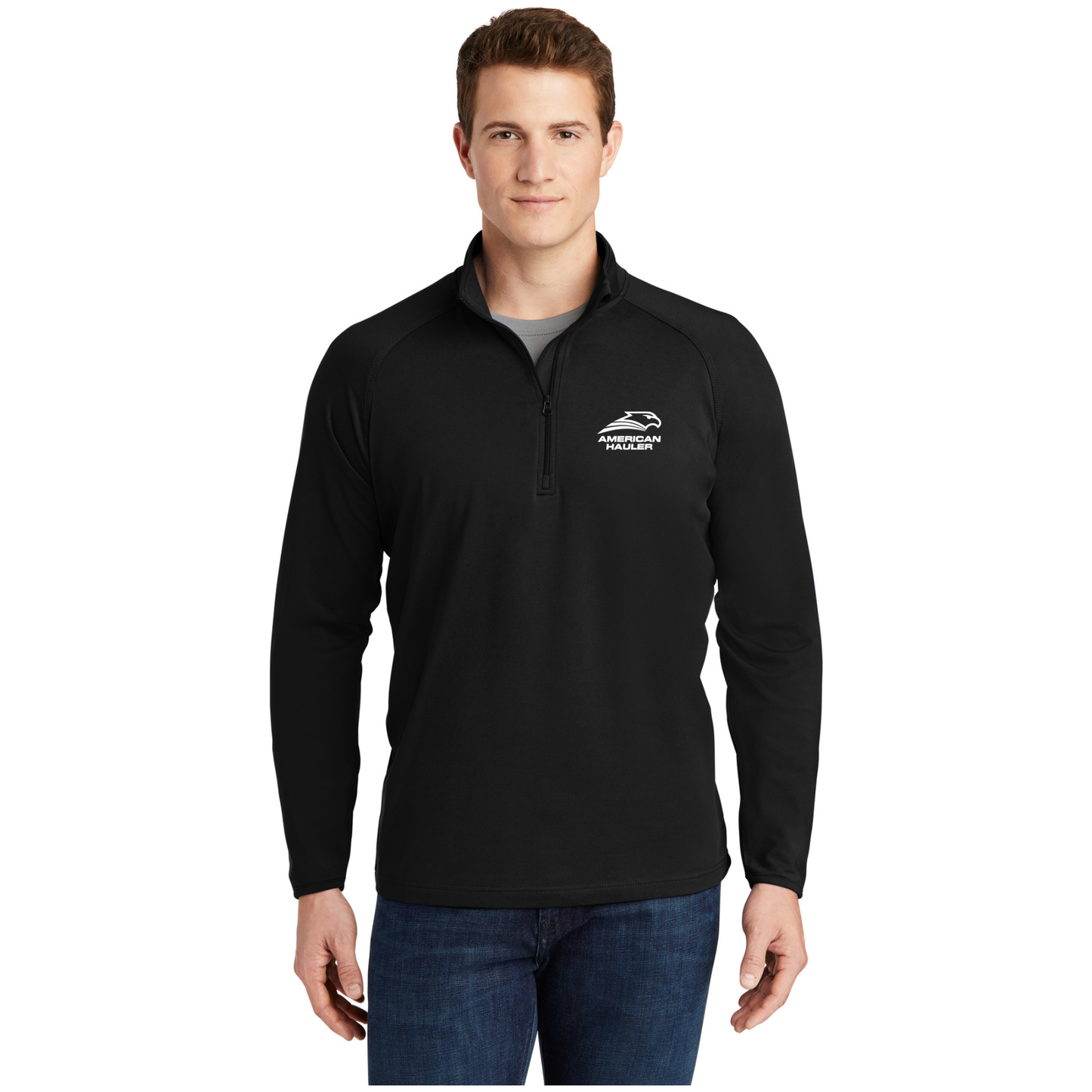 Sport-Tek® Sport-Wick® Stretch 1/4-Zip Pullover - ST850 AH/EMB