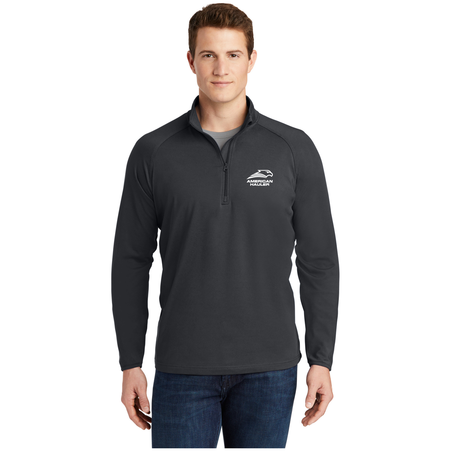 Sport-Tek® Sport-Wick® Stretch 1/4-Zip Pullover - ST850 AH/EMB