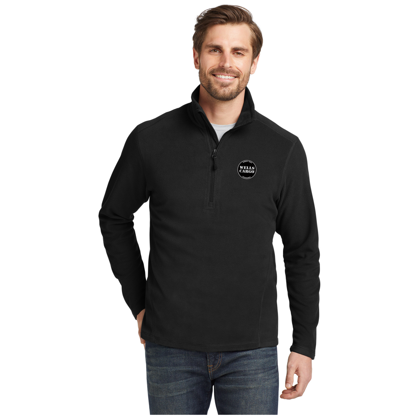 Eddie Bauer®1/2-Zip Microfleece Jacket - EB226