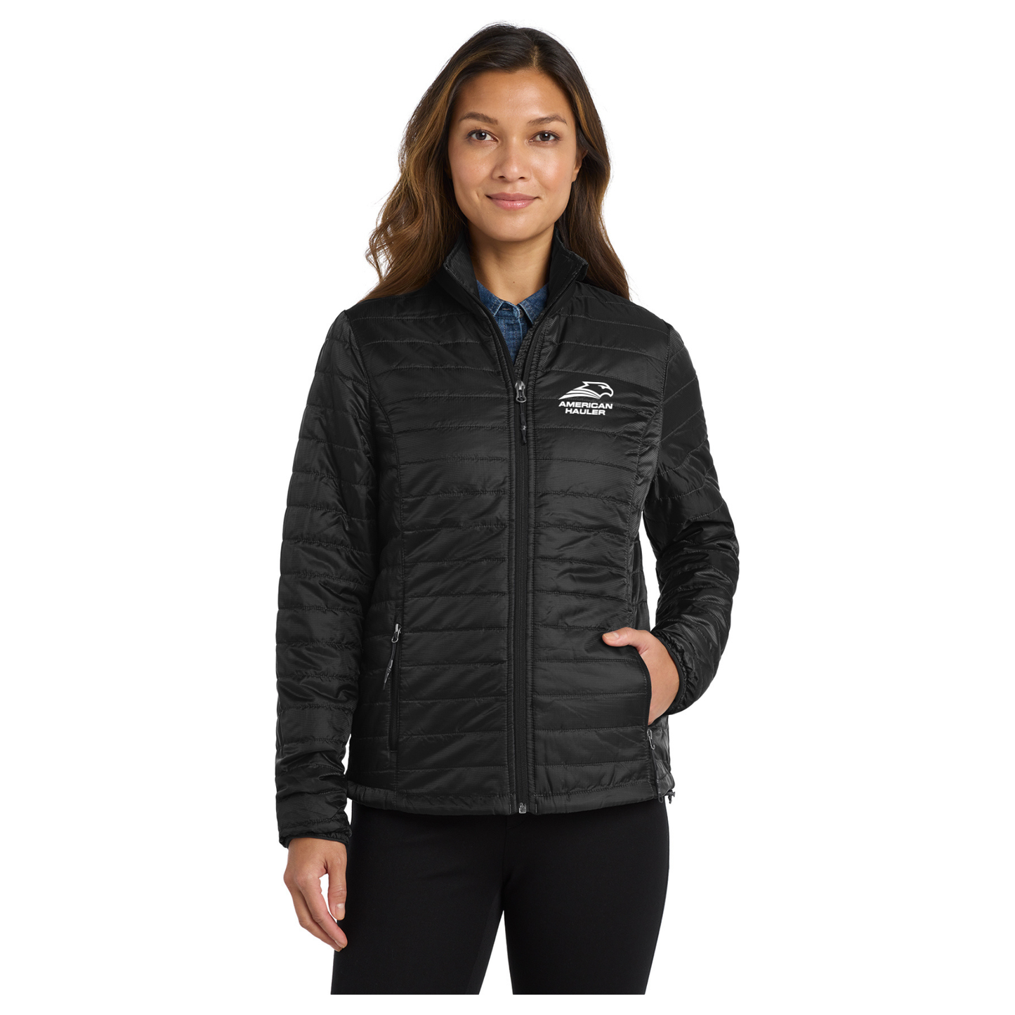 Port Authority® Women's Packable Puffy Jacket - L850 AH/EMB