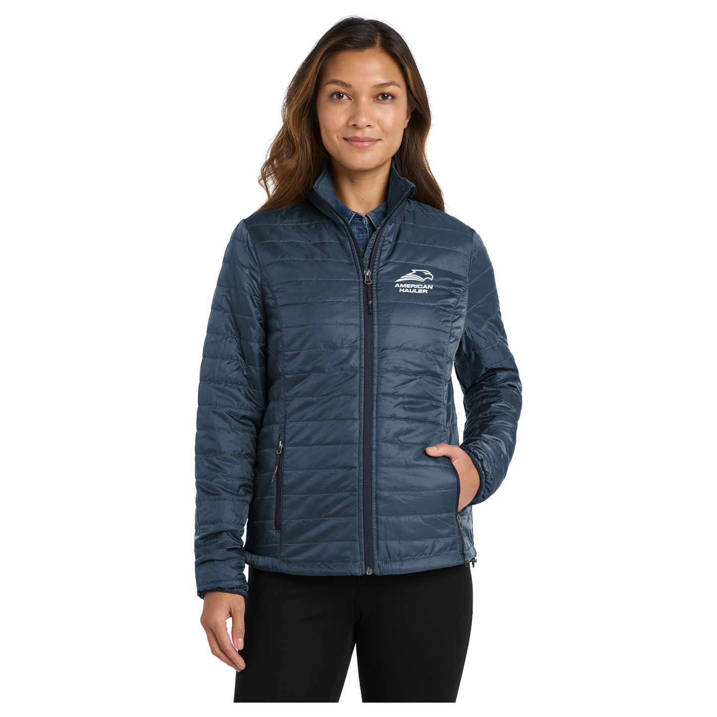 Port Authority® Women's Packable Puffy Jacket - L850 AH/EMB