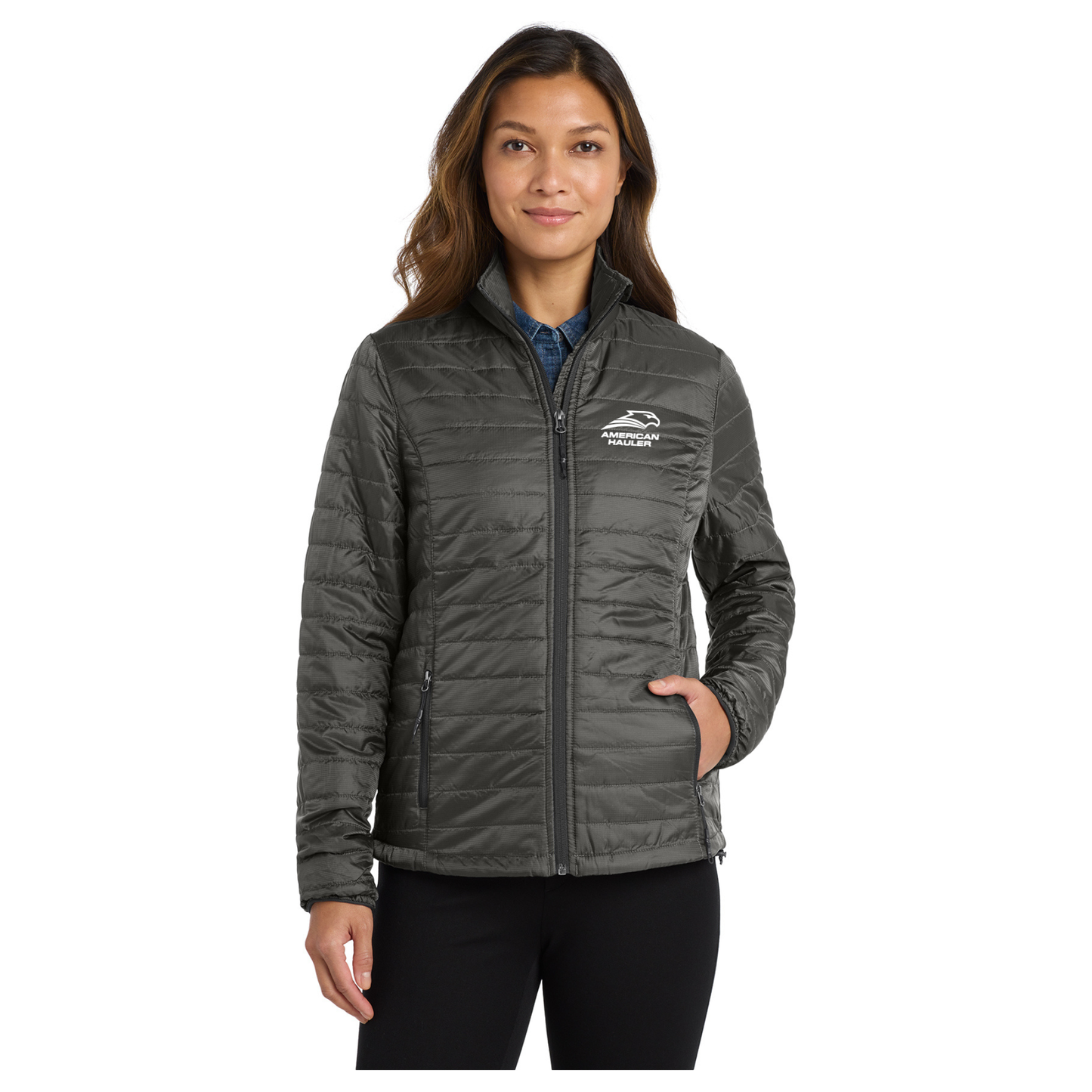 Port Authority® Women's Packable Puffy Jacket - L850 AH/EMB